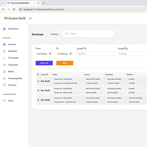 Finance Dashboard